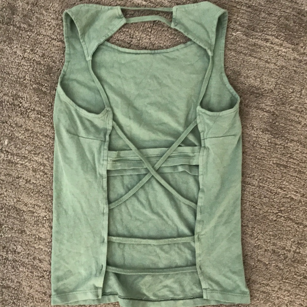 Open back boutique shirt